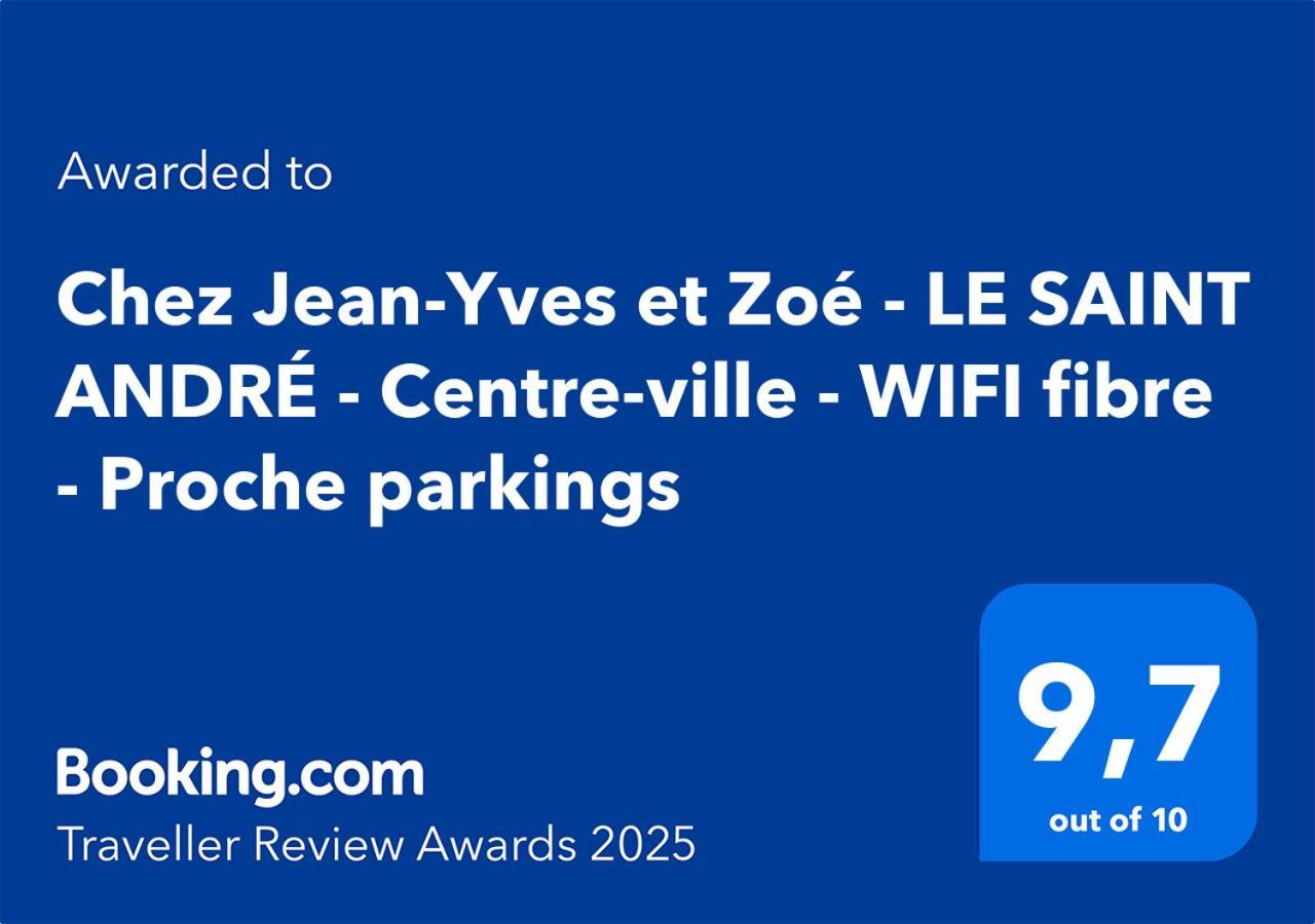 Chez Jean-Yves Et Zoe - Le Saint Andre - Au Calme, Tres Propre, Proche Parkings, Clim Apartman Niort Kültér fotó